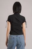  Black Ruched Shirt 