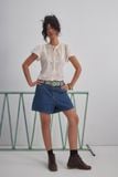  Blue Bermuda Denim Shorts 