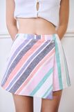  Striped Overlap Skorts 