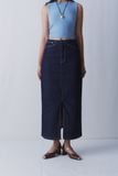  Indigo Denim Maxi Skirt 