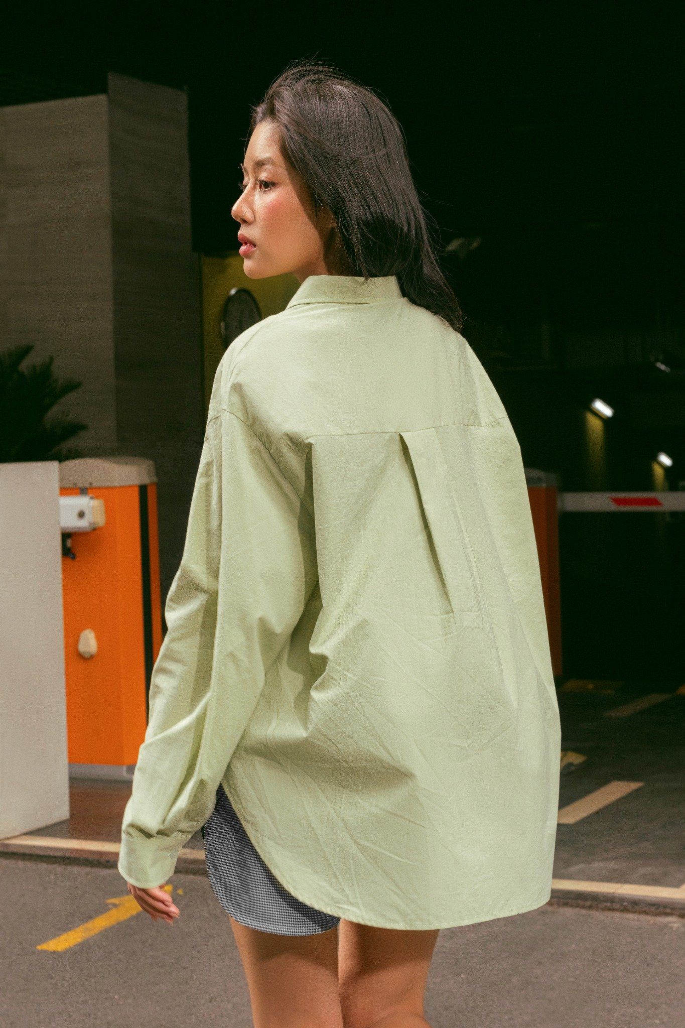  Melon Green Oversized Shirt 