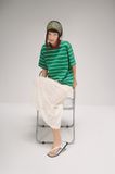  Striped Boxy T-shirt 