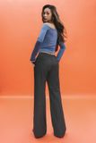  Dark Grey Low Waist Trousers 