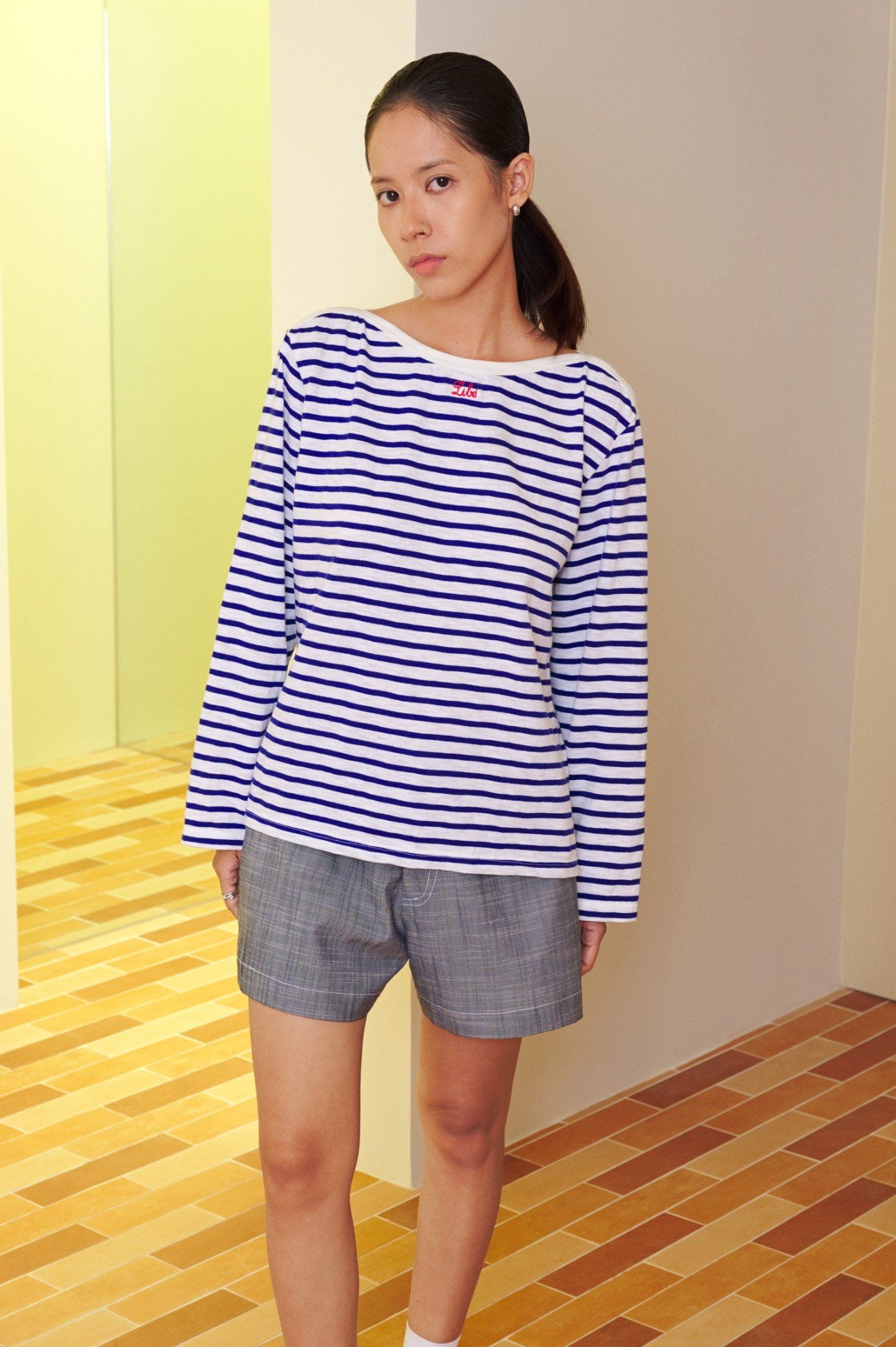  Striped Long Sleeve T-shirt 