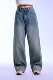  Medium Blue Wash Loose Fit Jeans 