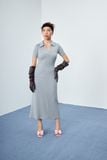  Grey Polo Midi Dress 