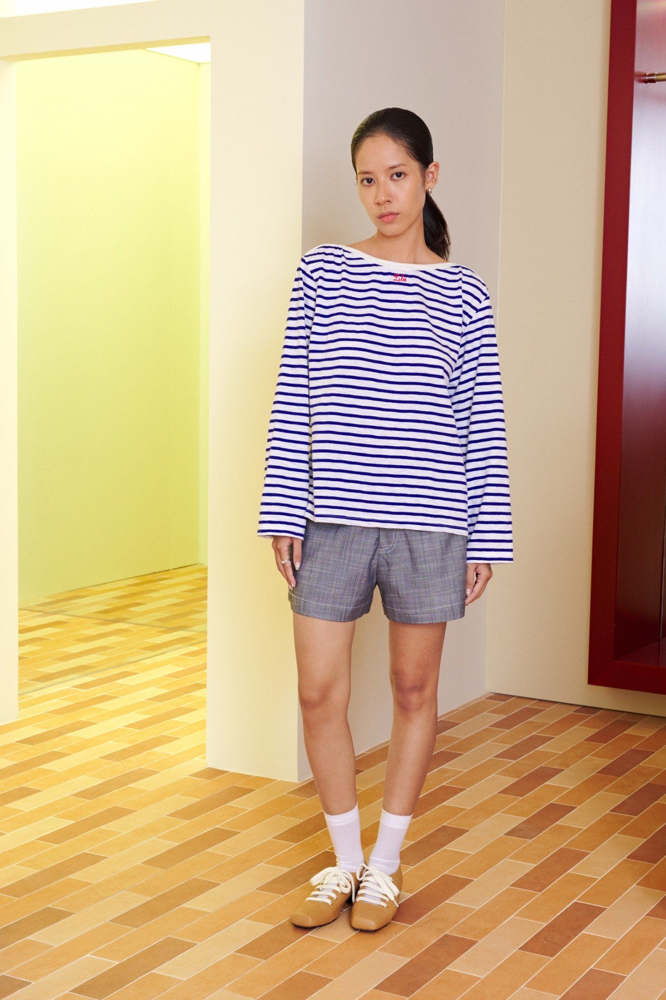  Striped Long Sleeve T-shirt 