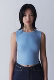  Áo ba lỗ - Blue Fitted Tank Top - LIBÉ 6805 