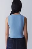  Áo ba lỗ - Blue Fitted Tank Top - LIBÉ 6805 