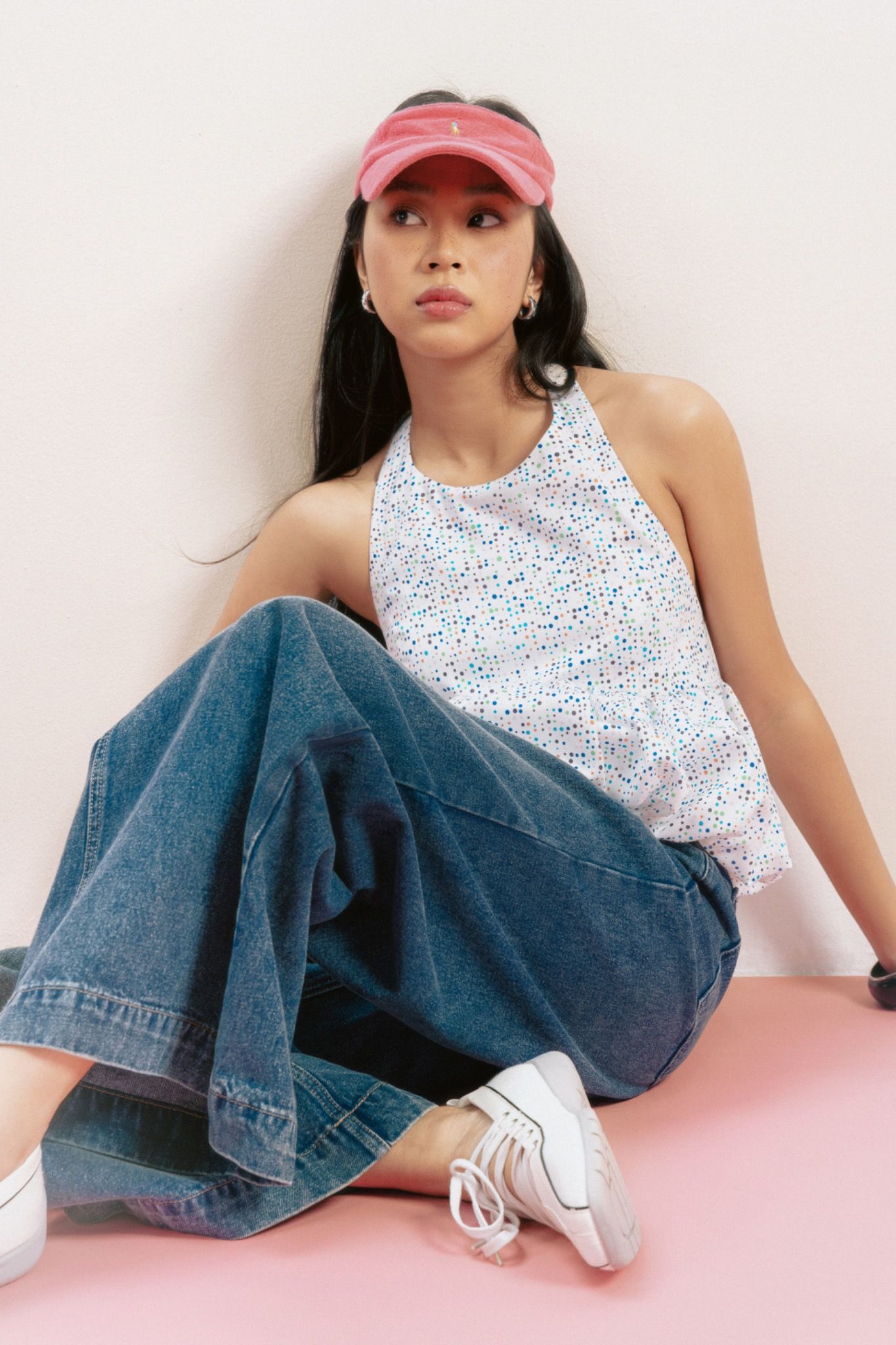  Polkat Dot Bubble Top 