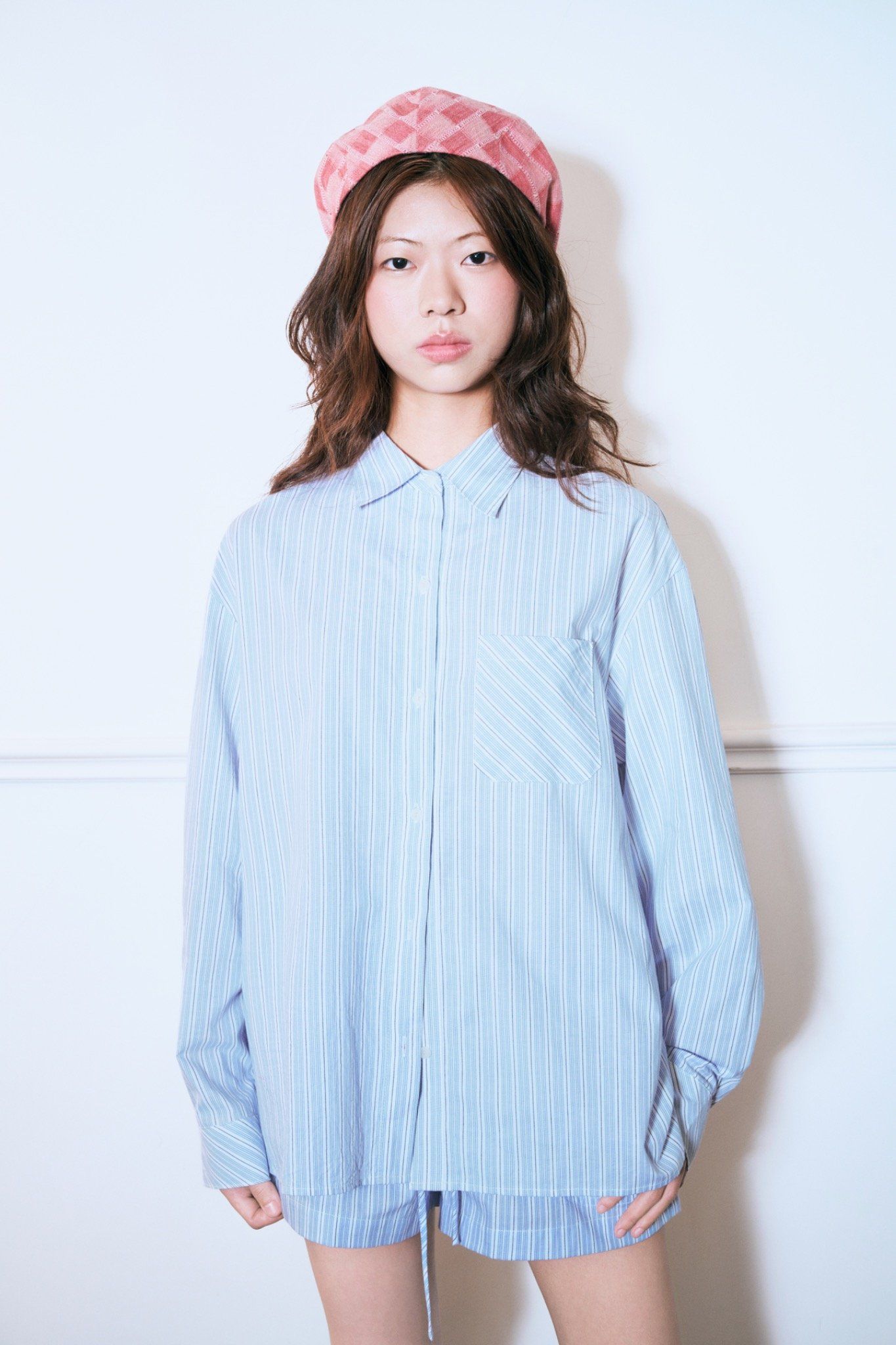  Striped Boyfriend Shirt 