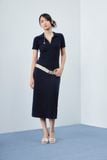  Navy Polo Midi Dress 