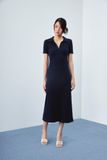  Navy Polo Midi Dress 