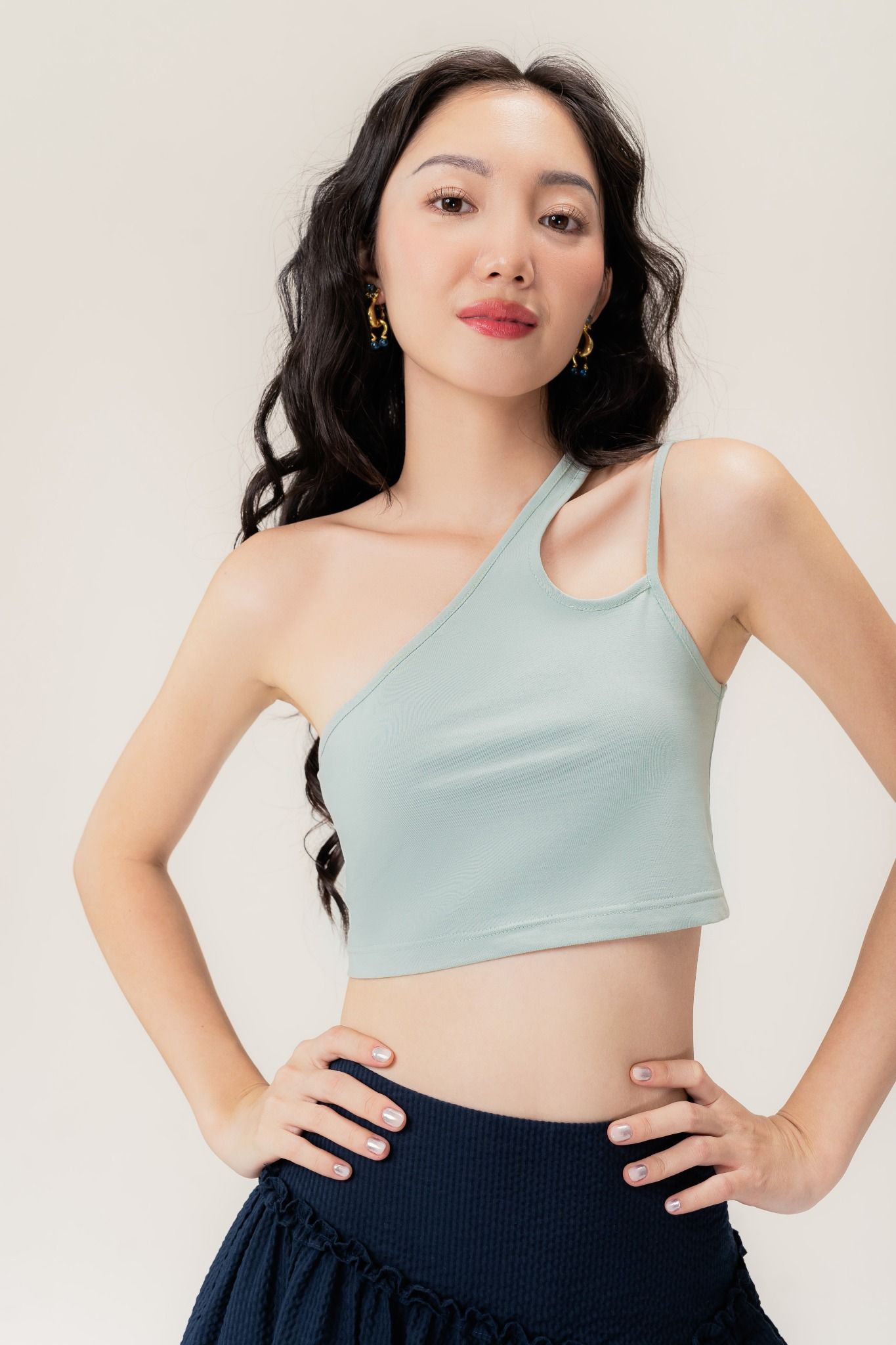  Mint Cut Out Top 