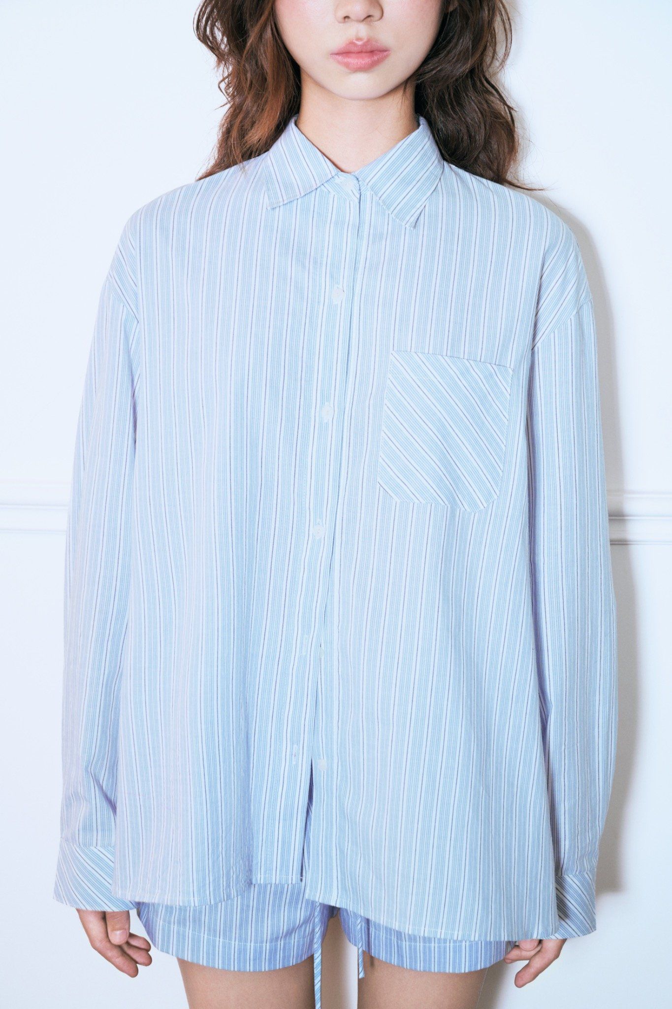  Striped Boyfriend Shirt 