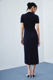  Navy Polo Midi Dress 