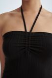  Tube Top With Beads - Black 