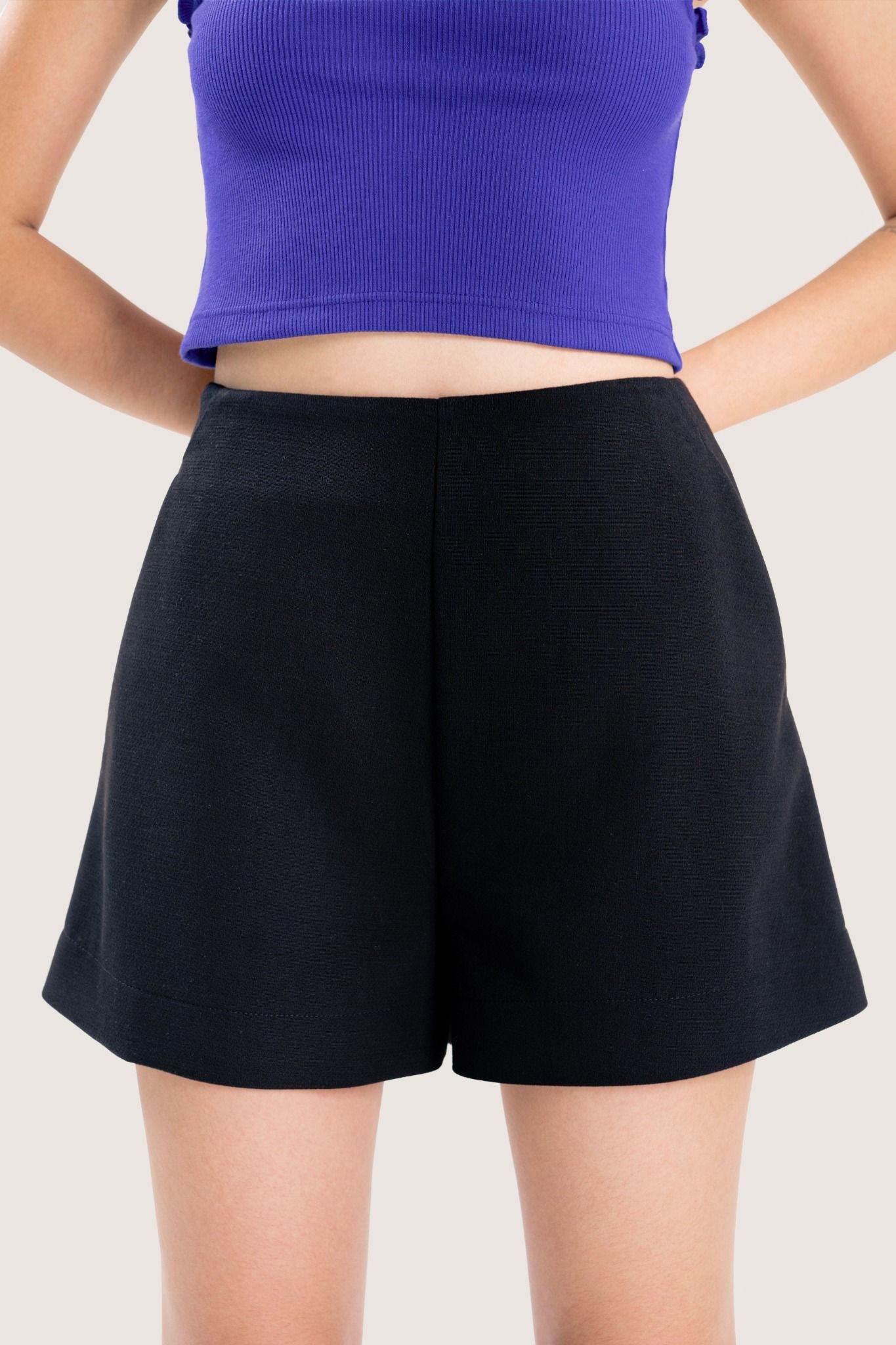  Black A-Line Shorts 