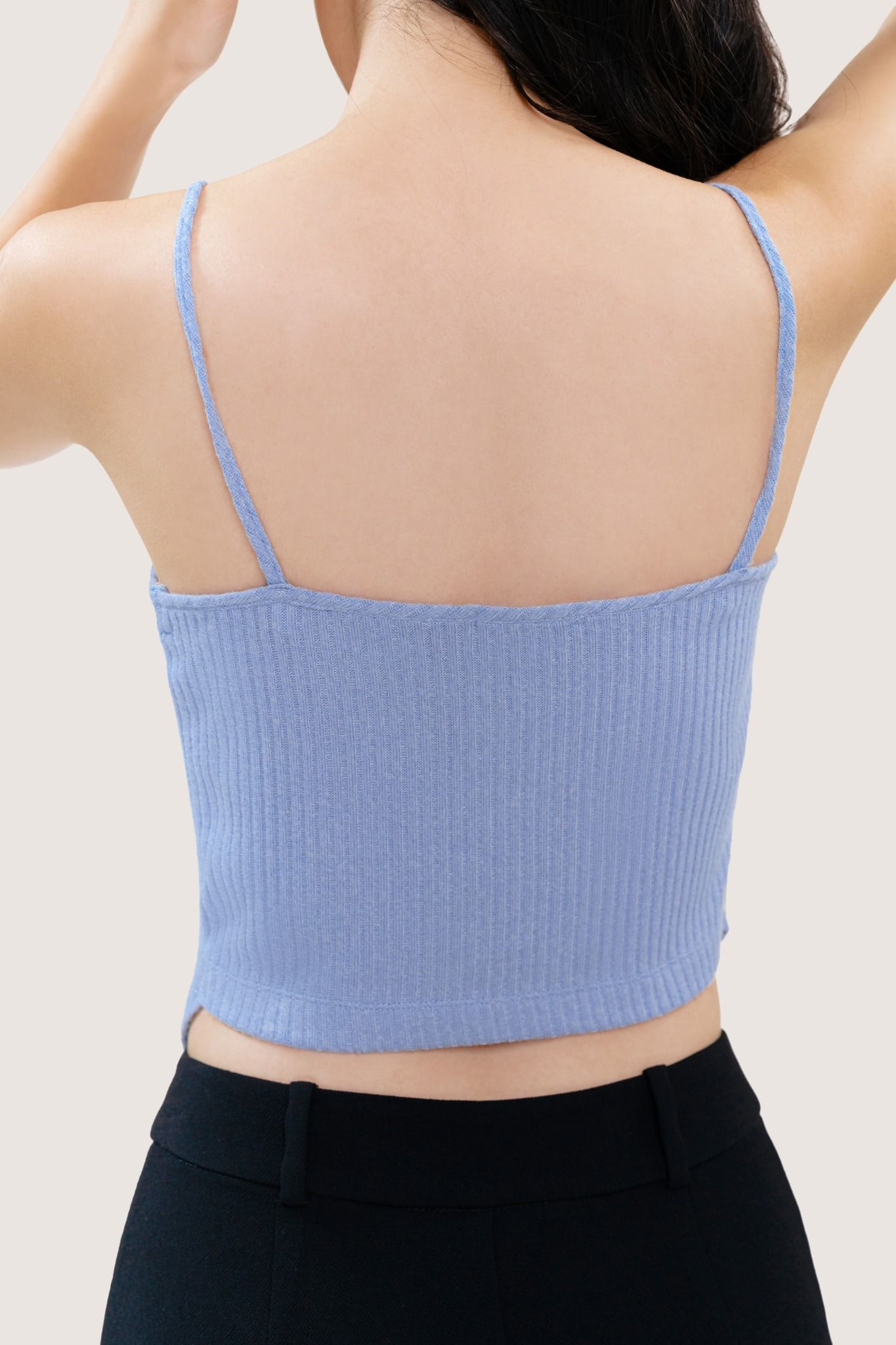  Blue Pointy Cami Top 