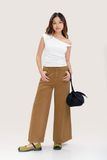  Coffee Brown Wide Leg Jeans 