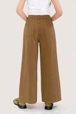  Coffee Brown Wide Leg Jeans 