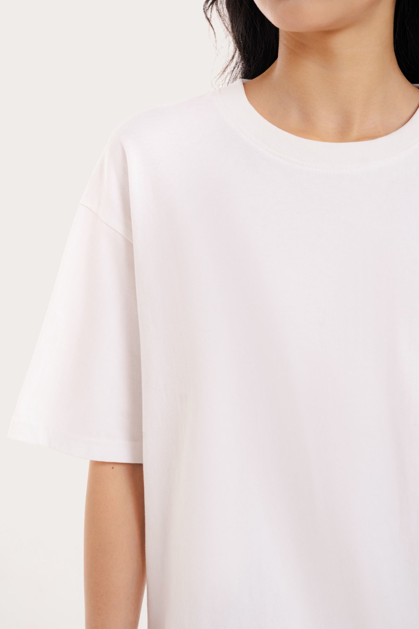  White Crew Neck Short Sleeve T-shirt 