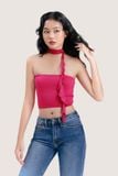  Áo ống - Plum Red Tube Top With Scarf - LIBÉ 5142 