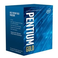 CPU Intel Pentium Gold G5400 3.7 GHz / 4MB / 2 Cores, 4 Threads / HD 610 Series Graphics / Socket 1151