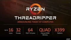 AMD Threadripper™ 1920X Socket TR4 12 Cores 24 Threads boots 4.0GHz