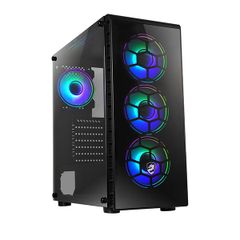 VỎ CASE VISTRA POSEIDON G1 KÈM 3 FAN LED RGB 2 MẶT KÍNH CƯỜNG LỰC