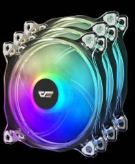 Bộ 3 fan DarkFlash CF8 5 FAN + hub + Remote