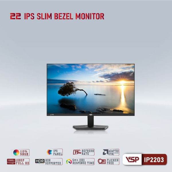 Màn hình VSP IP2203 (21.5 inch/FHD/IPS/75Hz/5ms)