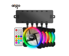 BỘ 5FAN AIGO RGB KÈM HUB