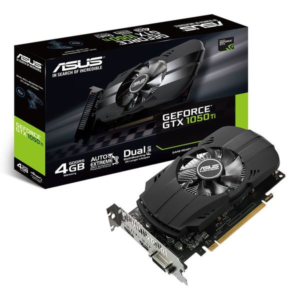 Card màn hình ASUS GeForce GTX 1050Ti 4GB GDDR5 Phoenix (PH-GTX1050TI-4G)