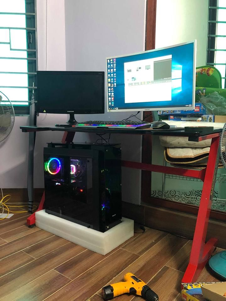 BÀN CHỮ Z ĐỎ 60*120