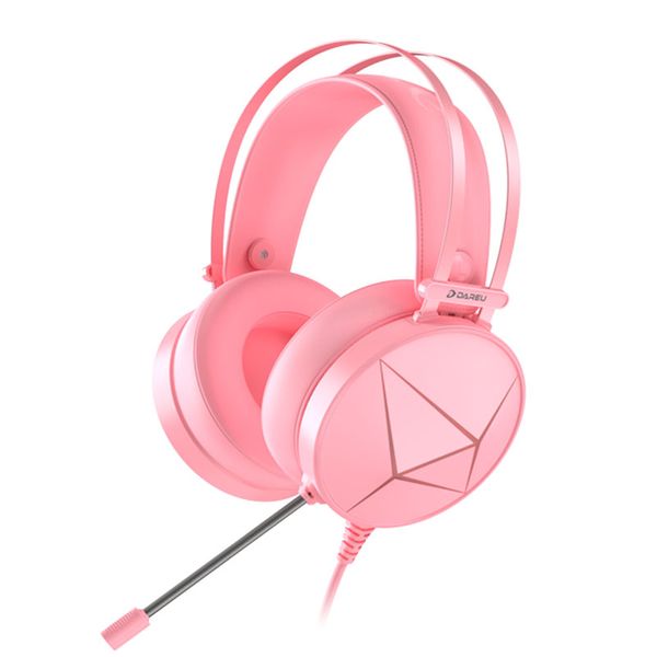 Tai nghe gaming DareU EH722s Queen Pink 7.1