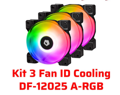 Bộ 3 Fan ID-cooling DF-12025 A-RGB TRIO