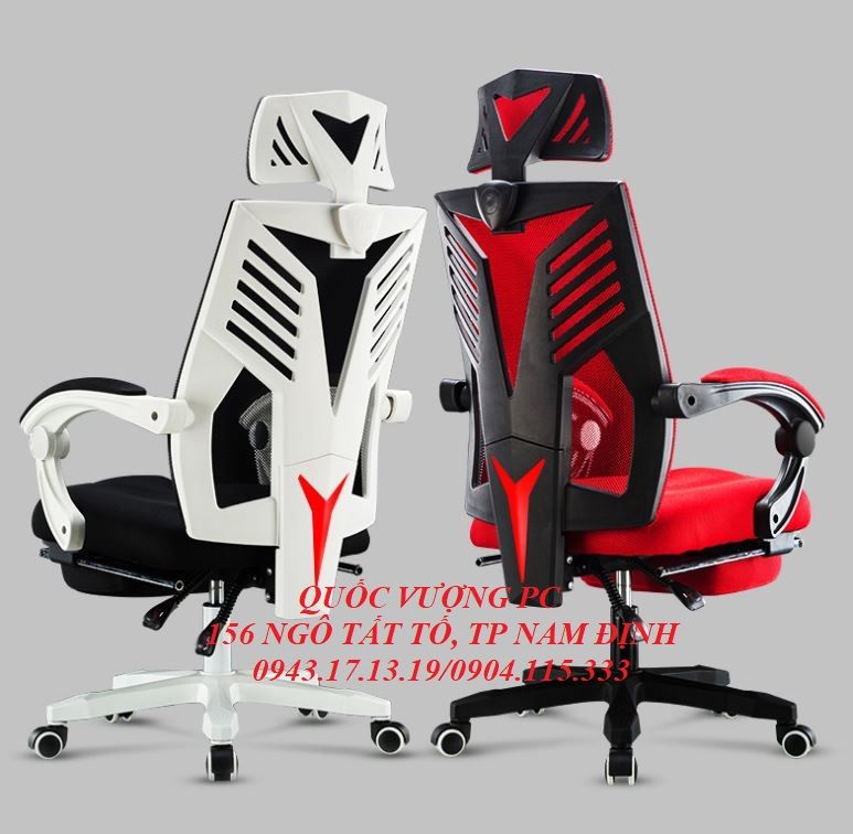 GHẾ GAMING CÓ RUNG MASSAGE LƯNG VÀ GÁC CHÂN