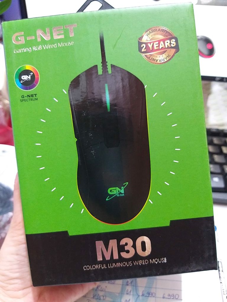CHUỘT GAME LED GNET M30