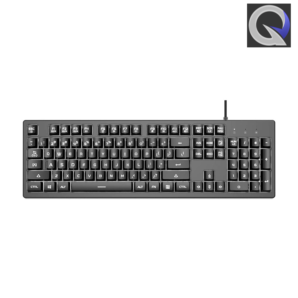 BÀN PHÍM GIẢ CƠ AJAZZ DKS100 ĐEN NEW