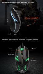 Chuột Game có dây chính hãng Meetion M371 (Gaming Mouse)