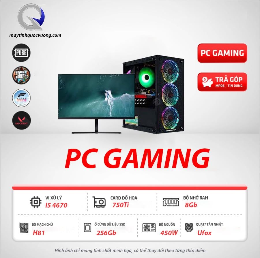 PC Gaming (i5 6500 | GTX 1060 3G | SSD 256 | 450W)