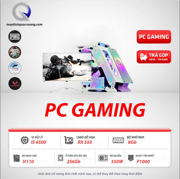 PC Gaming (i5 6500 | RX 550 | SSD 256 | 550W)