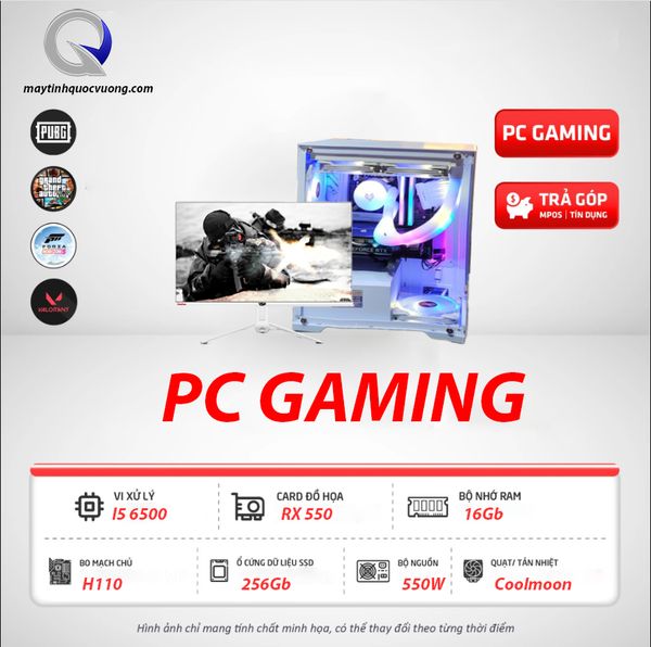 PC Gaming (i5 6500 | RX 550 | SSD 256 | 550W)