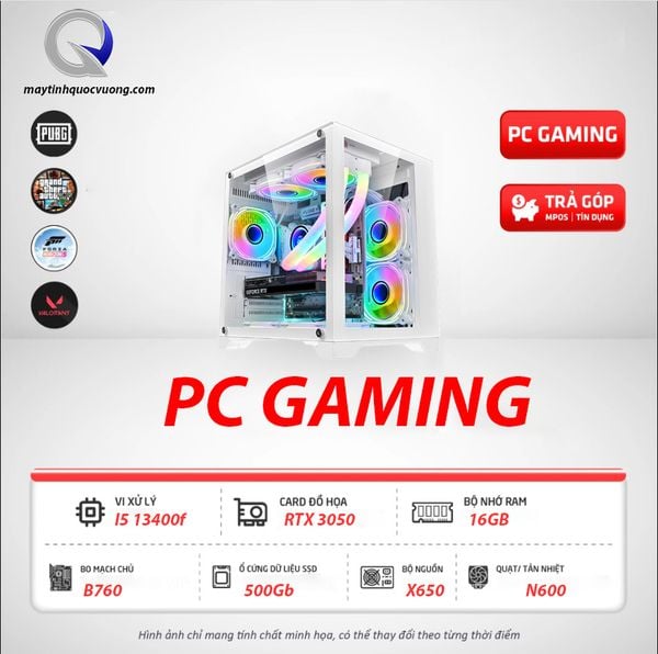 PC Gaming (i5 13400f | RTX 3050 | SSD 500 | X650)