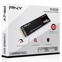 Ổ cứng SSD M2-PCIe 512GB PNY CS2060 NVMe 2280