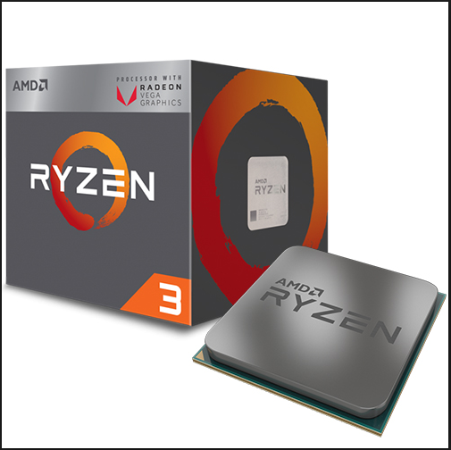 AMD Ryzen 2200G GHz GHz with boost) 6MB cores threa