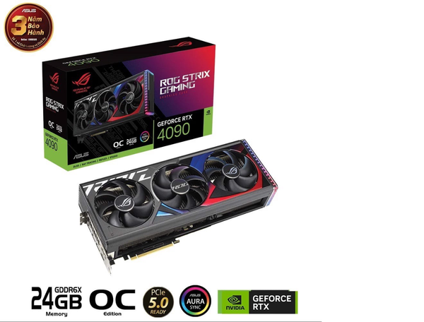 Card màn hình ASUS ROG Strix GeForce RTX 4090 24GB (ROG-STRIX-RTX4090-24G-GAMING)