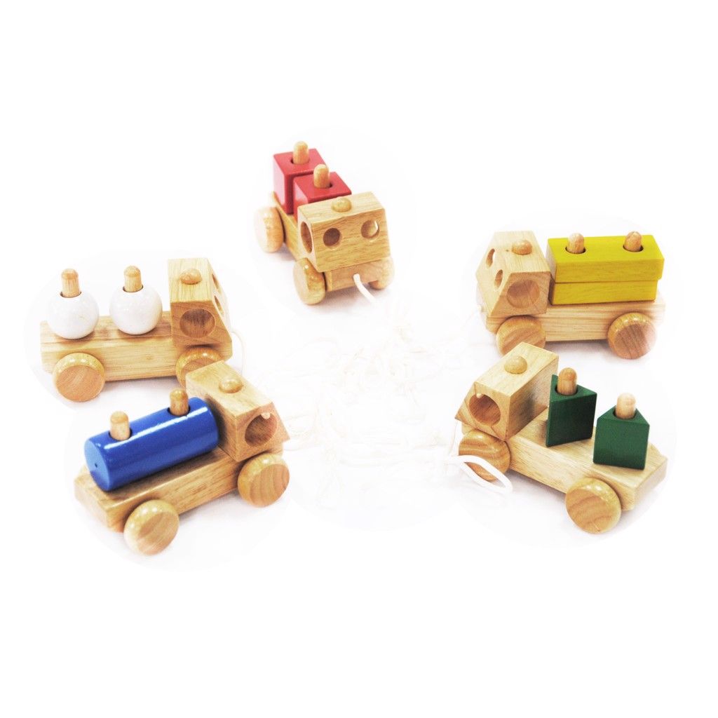  MG010 - Set of 5 trucks to carry shapes 