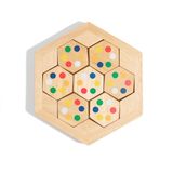  NC041 - Đồ chơi ghép hình lục giác bằng gỗ 
